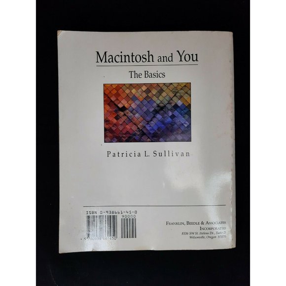 1992 Apple Macintosh & You The Basics learning Step by Step Operations Book RARE - Picture 2 of 6